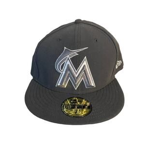New era Florida marlins fitted hat 7 1/2